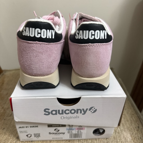 Pink & Cream Saucony Jazz 81 Suede 👟🎀 - Picture 5 of 5
